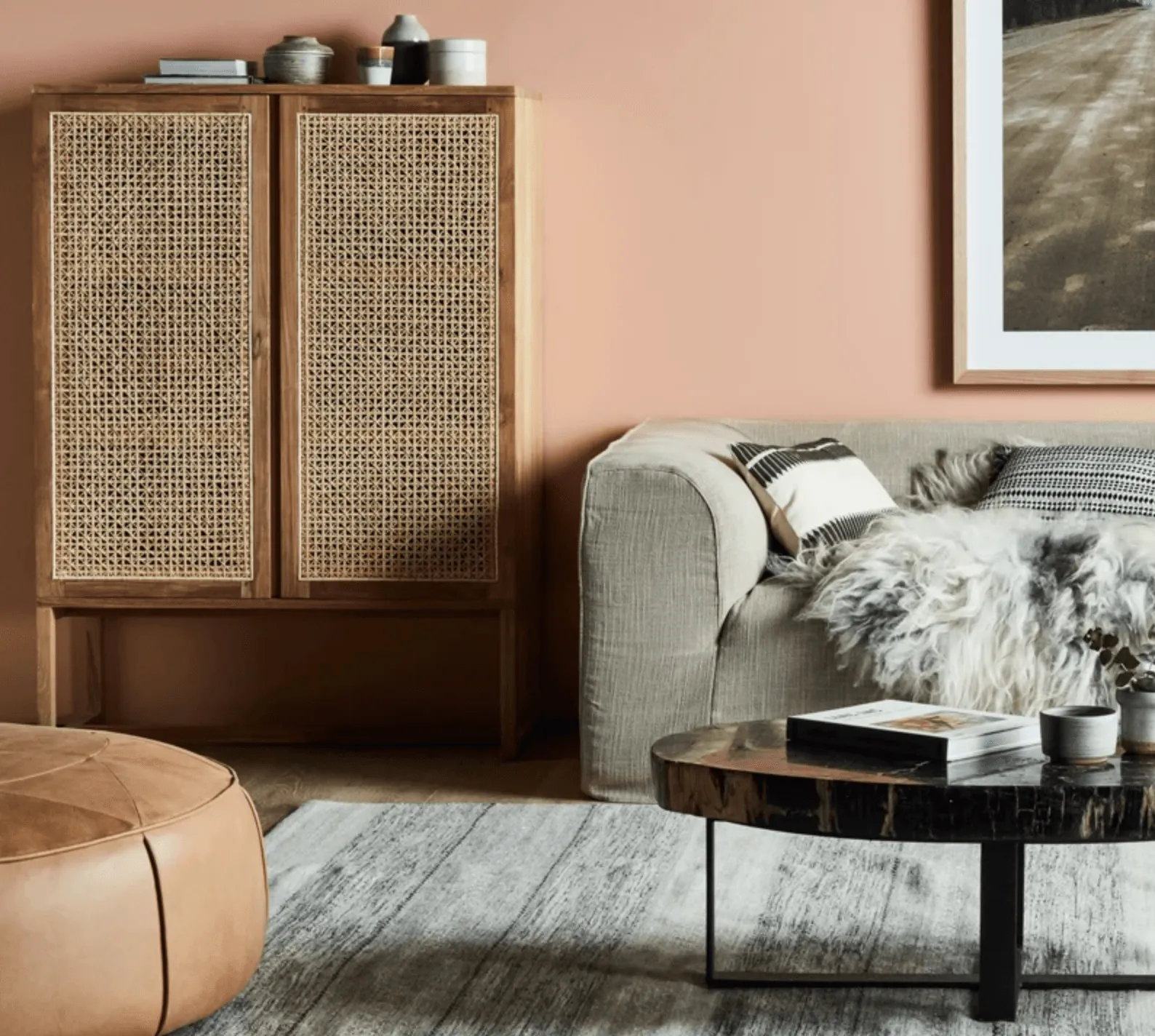Willow Woven Storage Unit | Teak