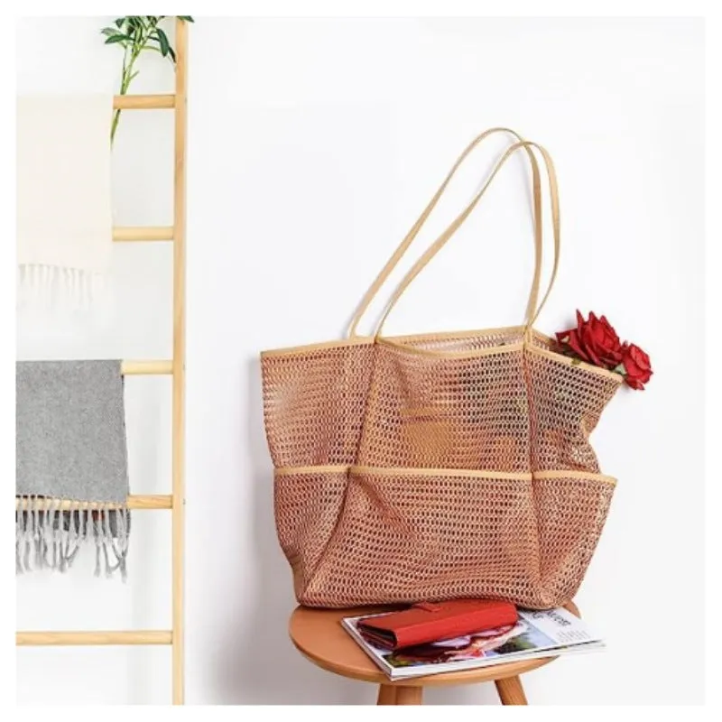 Women’s Multi-Pocket Beach Bag