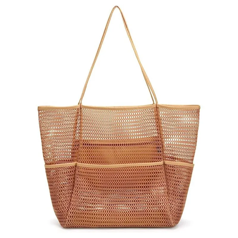 Women’s Multi-Pocket Beach Bag